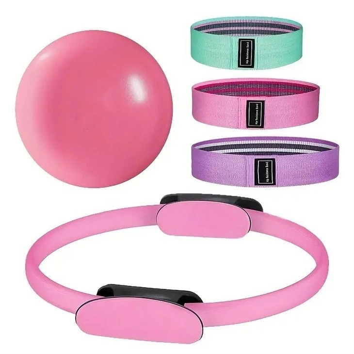 CHOOYOU 5-Piece Durable EVA Pilates Ring Set best