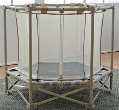 Nouvo andedan kay la Mini pliable otomatik tranpolin